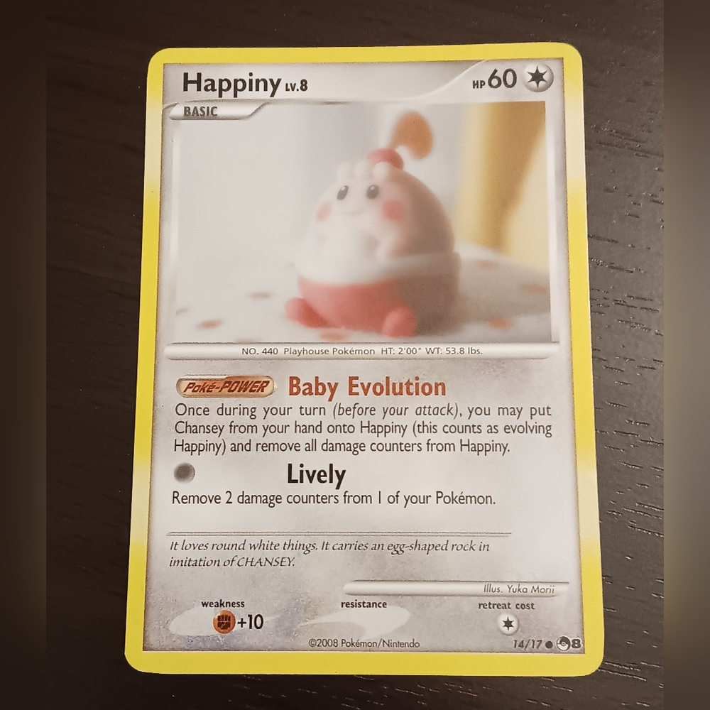 Happiny Pop Series 8 14/17 Pokémon Card